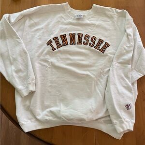EXCHANGE White Crewneck Sweater Tennessee Style